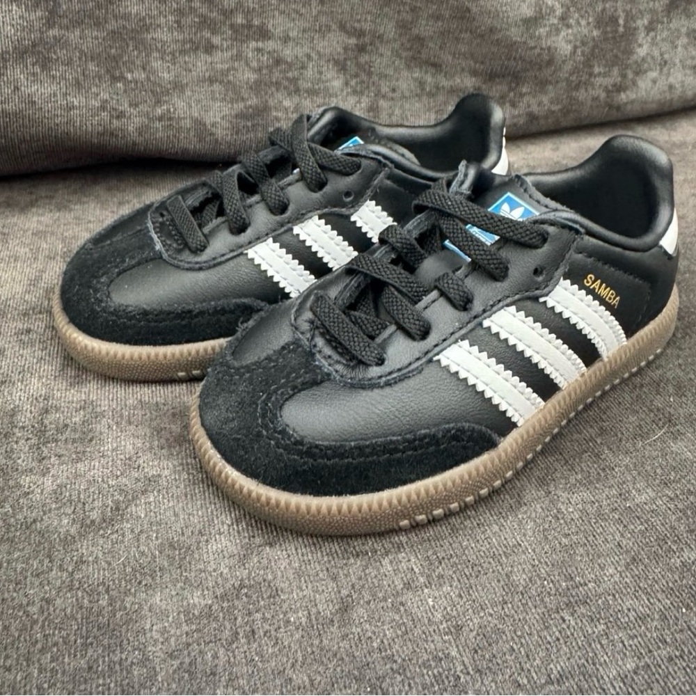 Adidas Kids Samba Black and White Sneakers